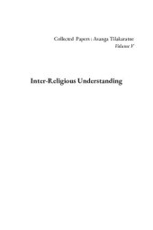 book Inter-Religious Understanding