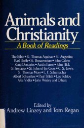 book Animals and Christianity: A Book of Readings