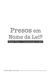 book Presos em nome da lei? - Estado penal e criminalização do MST