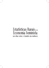 book Estatísticas rurais e a economia feminista: Um olhar sobre o trabalho das mulheres