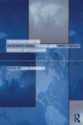 book Transparency in International Trade and Investment Dispute Settlement