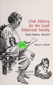 book Oral History for the Local Historical Society