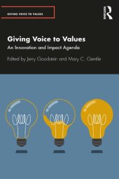 book Giving Voice to Values: An Innovation and Impact Agenda