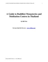 book A Guide to Buddhist Monasteries and Meditation Centres in Thailand