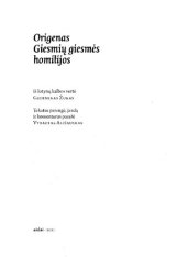 book "Giesmių giesmės" homilijos