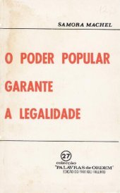 book O poder popular garante a legalidade