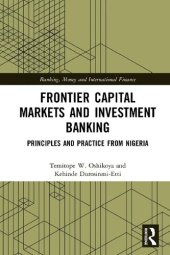 book Frontier Capital Markets and Investment Banking: Principles and Practice from Nigeria