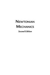 book Newtonian Mechanics: A Modelling Approach