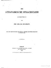 book Der athapaskische Sprachstamm