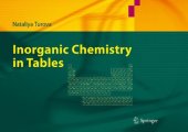 book Inorganic Chemistry in Tables