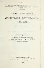 book Executive Series (The Governors' Letter-Books 1840-1853)