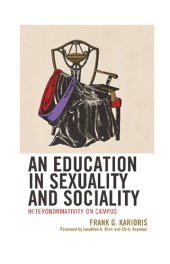 book An Education in Sexuality and Sociality: Heteronormativity on Campus