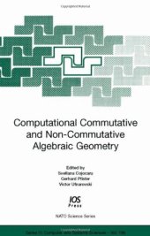 book Computational commutative and non-commutative algebraic geometry