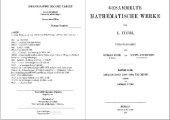 book Gesammelte mathematische Werke