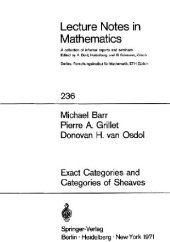 book Exact categories and categories of sheaves