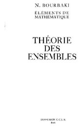 book Théorie des ensembles