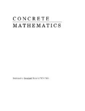 book Concrete mathematics