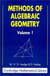 book Methods of algebraic geometry