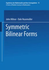 book Symmetric Bilinear Forms