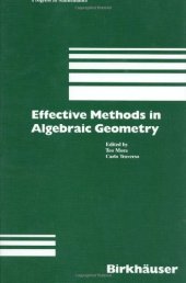 book Effective Methods in Algebraic Geometry