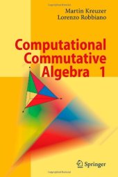 book Computational Commutative Algebra