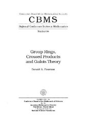 book Group rings, crossed products, and Galois theory