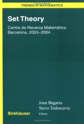 book Set theory: Centre de recerca matematica Barcelona, 2003-2004