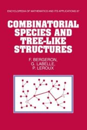 book Combinatorial species and tree-like structures