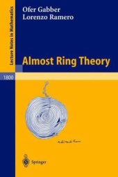 book Almost Ring Theory