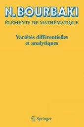 book Varietes differentielles et analytiques: fascicule de resultats