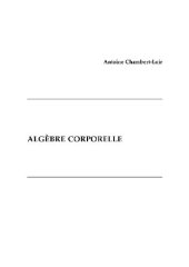 book Algebre corporelle