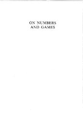 book On numbers and games