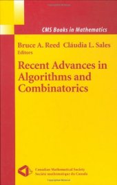 book Recent advances in algorithms and combinatorics