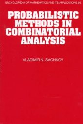 book Probabilistic methods in combinatorial analysis