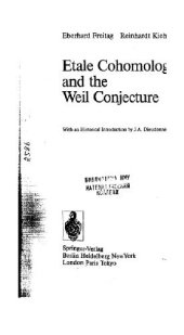 book Etale cohomology and the Weil conjecture