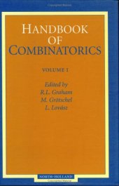 book Handbook of combinatorics