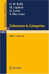 book Coherence in categories