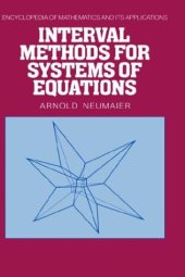 book Interval methods for systems of equations