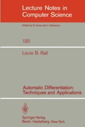 book Automatic Differentiation: Techniques and Applications