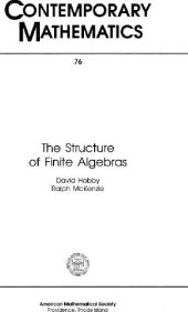 book The Structure of Finite Algebras