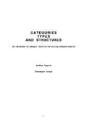 book Categories, types, and structures. Introduction to category theory for computer scientists