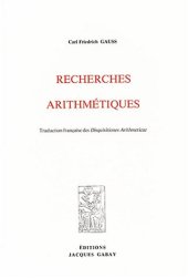 book Recherches arithmetiques