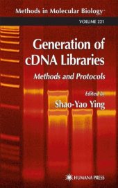 book Generation of cDNA Libraries. Methods and Protocols