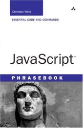 book JavaScript Phrasebook: Essential Code and Commands