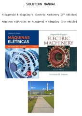 book Solution manual Fitzgerald Kingsley Electric Machinery