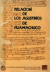 book Relación de los Agustinos de Huamachuco