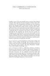 book The Cambridge Companion to Catullus