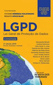 book LGPD: Lei Geral de Proteção de Dados comentada