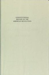 book The Constitutional History of the American Revolution, Vol. 1: The Authority of Rights