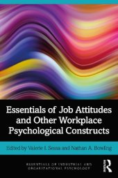 book Essentials of Job Attitudes and Other Workplace Psychological Constructs